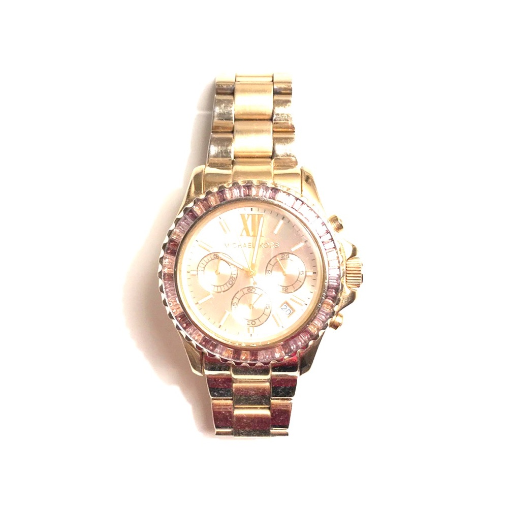 Open to best offer- Gold Michael Kors Watch - Picture 1 of 6